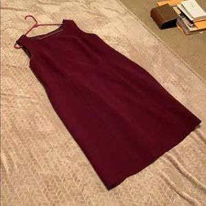 Wine Talbots A-Line Dress 16W